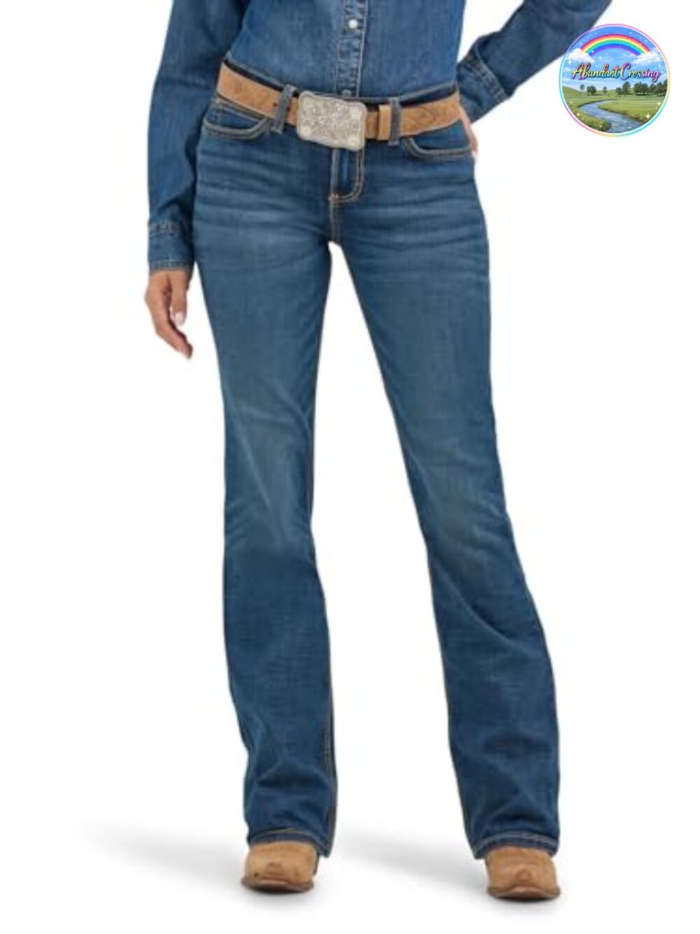 Wrangler Cash Mid Rise Boot Cut Ultimate Riding Jean